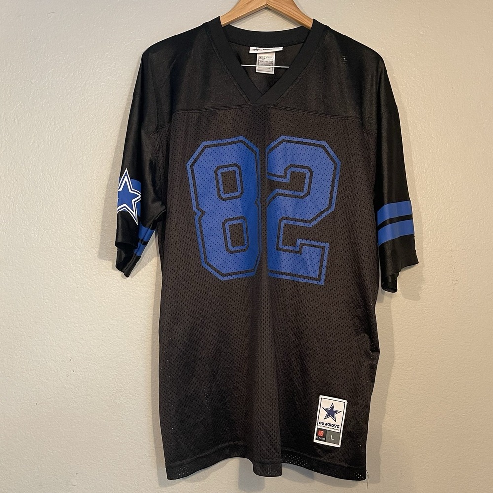 Dallas Cowboys Authentic Mens Large Black Jersey Jason Witten #82 NFL Football